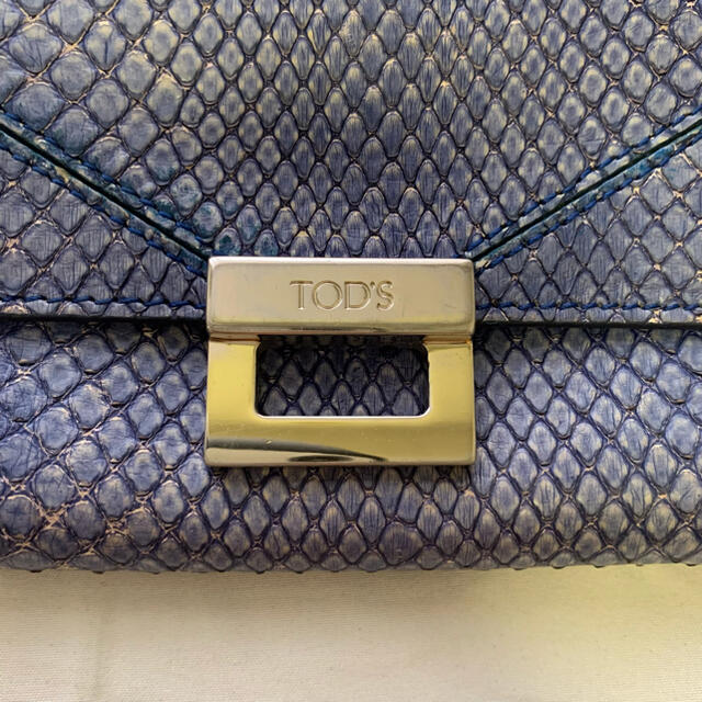 TOD'S(トッズ)の【最終値下げ】TOD’S 長財布 ブルー 青 レディースのファッション小物(財布)の商品写真