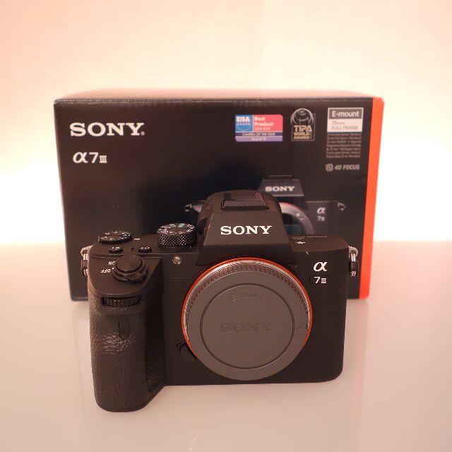 SONY(ソニー)の美品 SONY ソニー α7III ILCE-7M3 ボディ スマホ/家電/カメラのカメラ(ミラーレス一眼)の商品写真