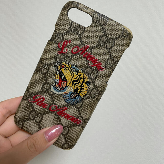 Gucci(グッチ)のGUCCI iPhoneケース スマホ/家電/カメラのスマホアクセサリー(iPhoneケース)の商品写真