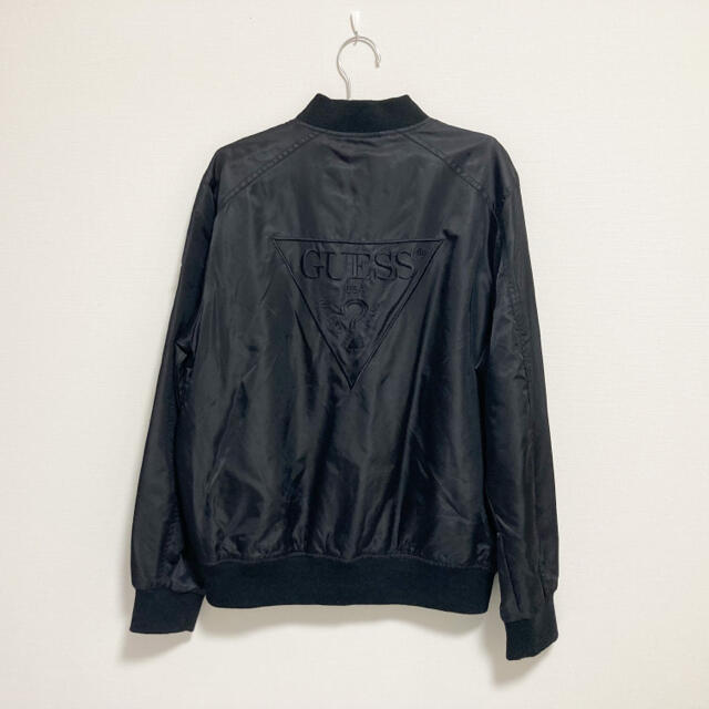 GUESS - 【美品】GUESS MA-1 ブラックの通販 by YUKA's shop|ゲスなら