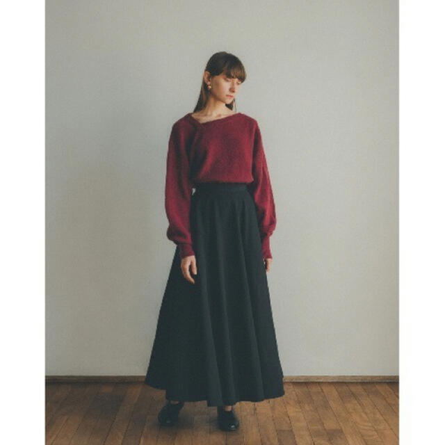 Ameri VINTAGE(アメリヴィンテージ)のCLANEクラネ・VOLUME FLARE MAXI SKIRT・スカート レディースのスカート(ロングスカート)の商品写真