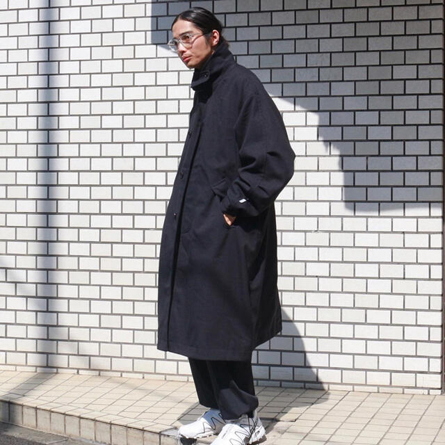 daiwa pier39 NAVY ネイビー 1LDK別注 ステンカラーコート | フリマアプリ ラクマ 国内正規販売店 NAVY JACKET HUNTER 別注 1LDK PIER39 DAIWA テーラードジャケット