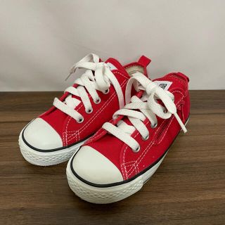 コンバース(CONVERSE)のCONVERSE♡ローカットスニーカー♡赤♡18cm(スニーカー)