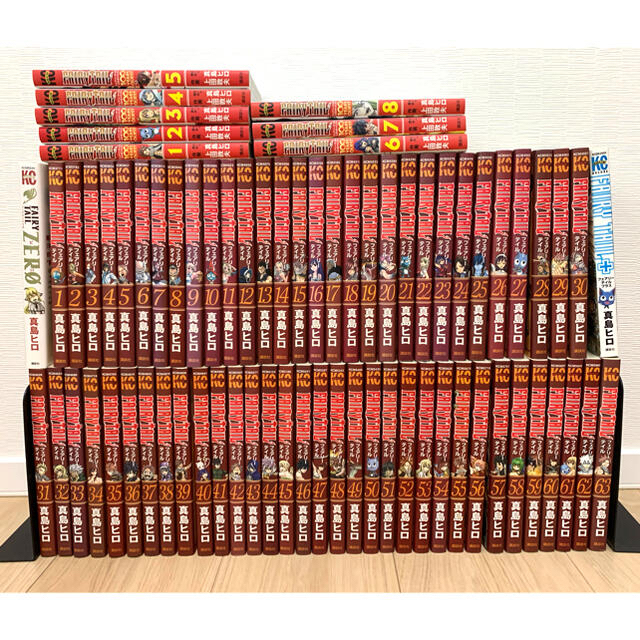 フェアリーテイル全巻0〜63巻、フェアリーテイル＋、100年クエスト1〜8巻 | フリマアプリ ラクマ