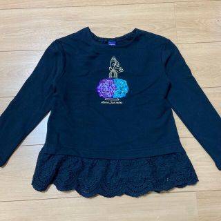 アナスイミニ(ANNA SUI mini)のANNA SUI MINI 胸元スパンコールトレーナー(Tシャツ/カットソー)