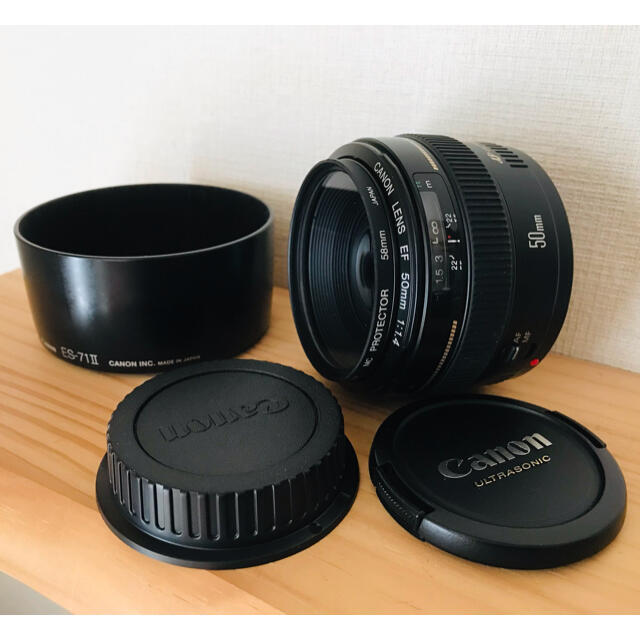 Canon(キヤノン)の【美品】Canon EF50mm F1.4 USM  スマホ/家電/カメラのカメラ(レンズ(単焦点))の商品写真