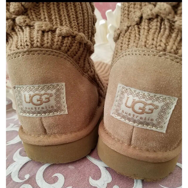 UGG(アグ)のUGG アグ ニットブーツ USAサイズ8 レディースの靴/シューズ(ブーツ)の商品写真