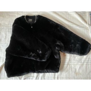 ザラ(ZARA)のZARA BASIC OUTERWEAR ファーコート(毛皮/ファーコート)