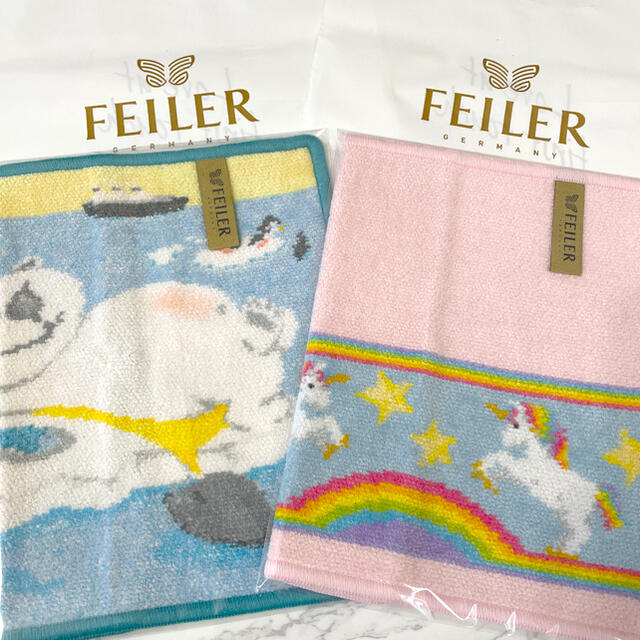 FEILER - 【新品】フェイラーFEILER タオルハンカチ 2枚セット