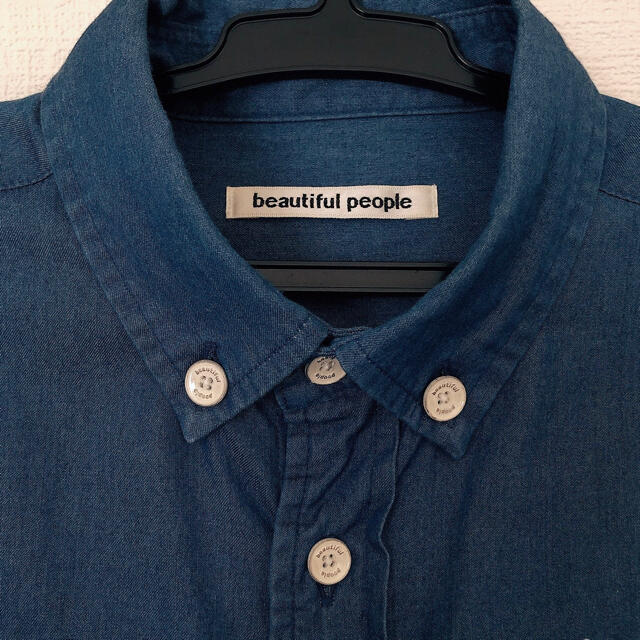 beautiful people(ビューティフルピープル)のbeautiful people デニムシャツ 140 レディースのトップス(シャツ/ブラウス(長袖/七分))の商品写真