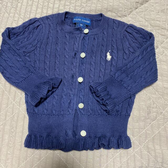 Ralph Lauren(ラルフローレン)のラルフローレン 女の子 9month カーディガン キッズ/ベビー/マタニティのベビー服(~85cm)(カーディガン/ボレロ)の商品写真