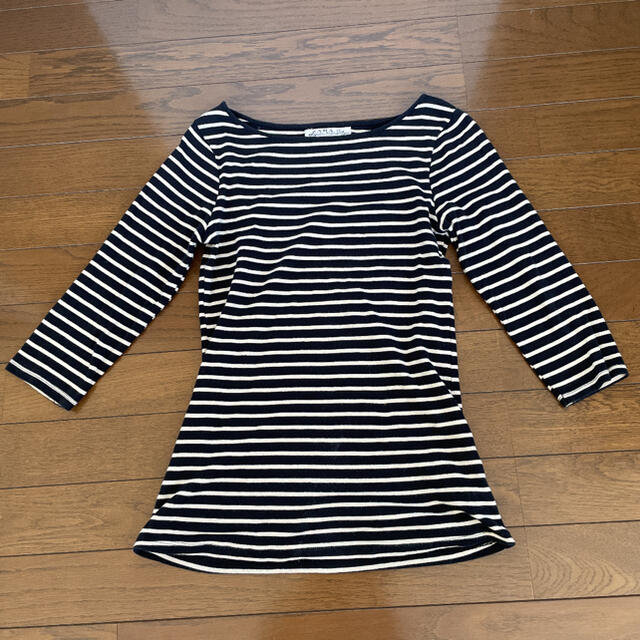 ZARA(ザラ)のZARA ボーダー  カットソー レディースのトップス(Tシャツ(長袖/七分))の商品写真