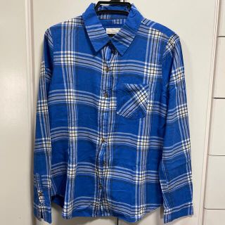 フォーエバートゥエンティーワン(FOREVER 21)のForever21 チェックシャツ　青(シャツ/ブラウス(長袖/七分))