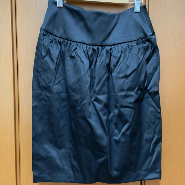 Spick & Span(スピックアンドスパン)のスピックアンドスパン　ダブルサテンギャザースカート  レディースのスカート(ミニスカート)の商品写真