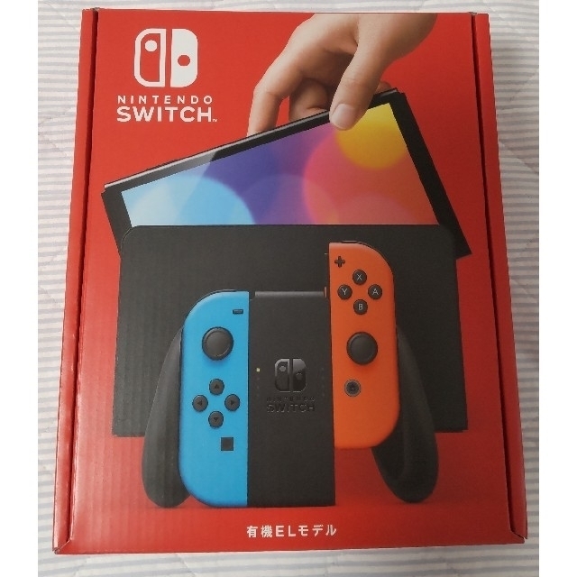 新型 Nintendo Switch 有機ELモデル ネオン 2台 本体 新品ゲームソフト