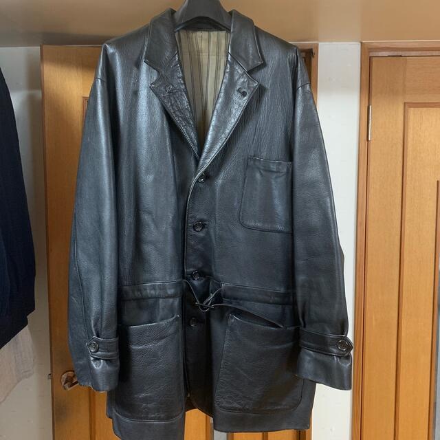 ビンテージ ギャルソン HOMME 本革 牛革100% コルビジェジャケット | フリマアプリ ラクマ