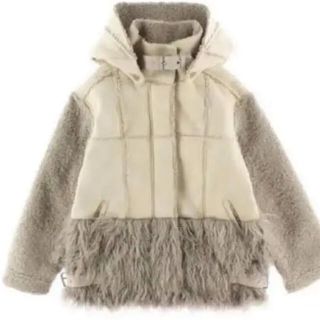 新品 ALEXIA STAM♡アリシアスタン フード ボアジャケット ボアコート