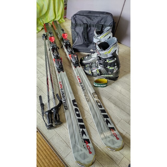 184cm VOLKLカービングスキー◆靴NORDICA28〜28.5セット