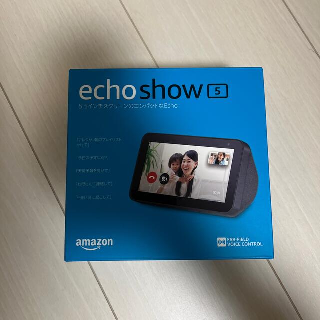 ECHO(エコー)のAmazon echo show5 スマホ/家電/カメラのオーディオ機器(スピーカー)の商品写真