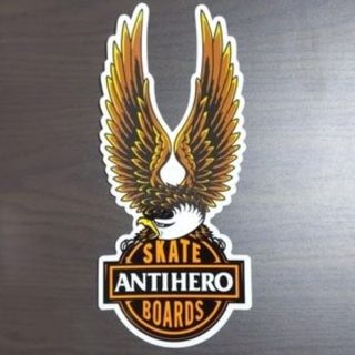 アンチヒーロー(ANTIHERO)の(縦15.3cm横6.8cm) ANTIHERO ステッカー鷹EAGLE(スケートボード)