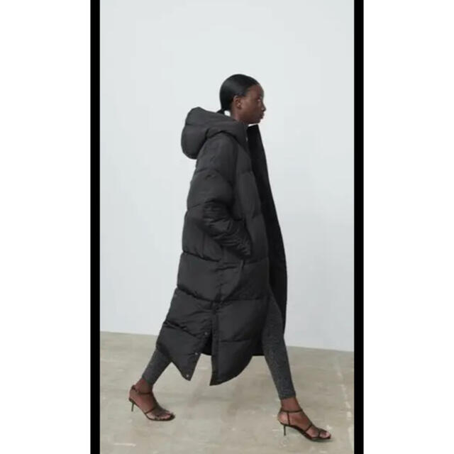ZARA - ZARA エクストラロング丈撥水加工パフジャケットの通販 ZARA - ZARA エクストラロング丈撥水加工パフジャケットの通販