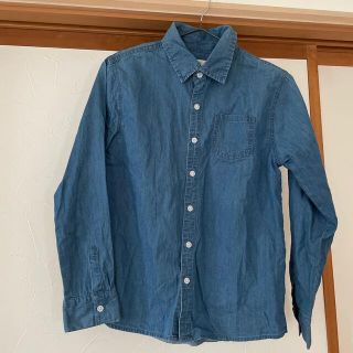 ネイビーナチュラル(navy natural)のデニムシャツ(ブラウス)