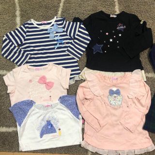 ミキハウス(mikihouse)のミキハウス　7点まとめ売り　女の子　110センチ(Tシャツ/カットソー)