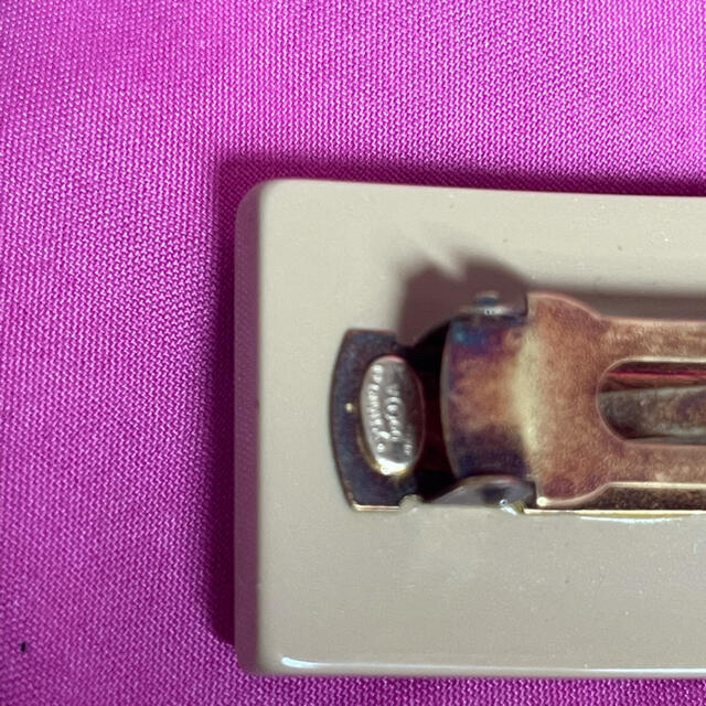 CHANEL バレッタ ベージュ CCマーク CHANEL バレッタ ベージュ CCマーク