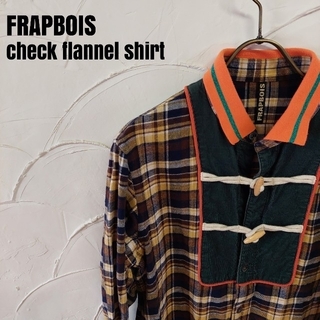 フラボア(FRAPBOIS)のFRAPBOIS/フラボア 長袖 チェック ネルシャツ(シャツ)