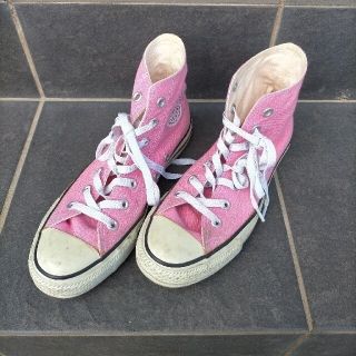 コンバース(CONVERSE)のコンバース　ハイカット　ピンク(スニーカー)