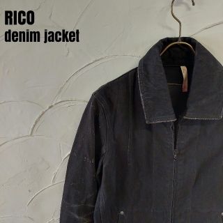 リコ(RICO)のRICO/リコ ダメージ加工 デニムジャケット(Gジャン/デニムジャケット)