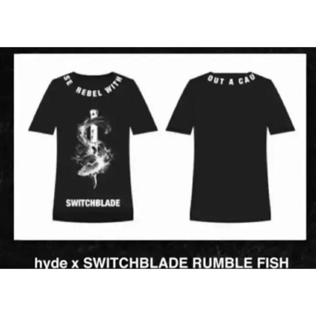 L'Arc～en～Ciel(ラルクアンシエル)のHYDE RUMBLE FISH  SWITCHBLADE TシャツMサイズ エンタメ/ホビーのタレントグッズ(ミュージシャン)の商品写真