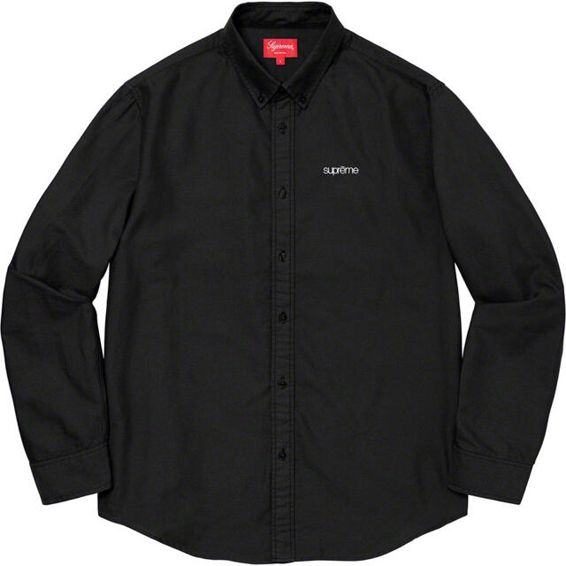 Supreme 20SS Oxford Shirt Black 黒 サイズM