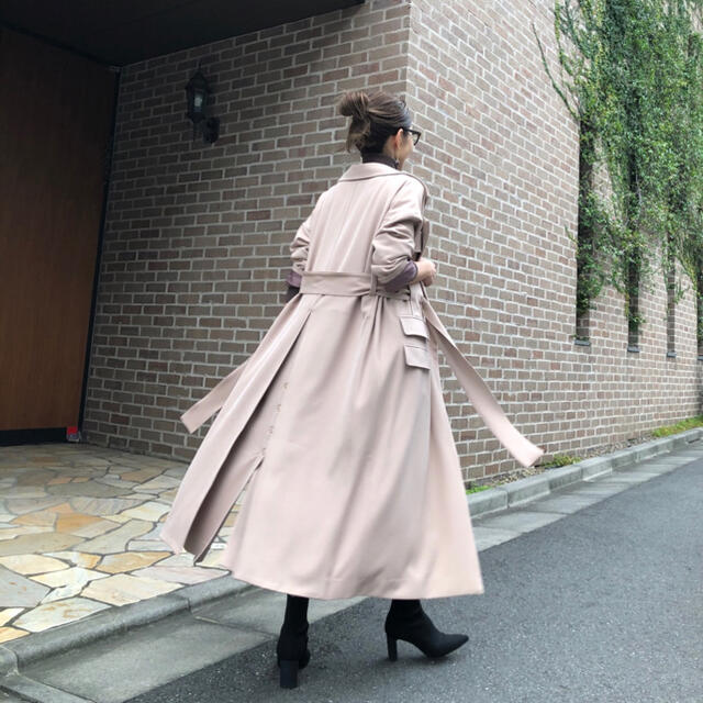 MIELIMIELI INVARIANT♡Flap Work Trench Coat