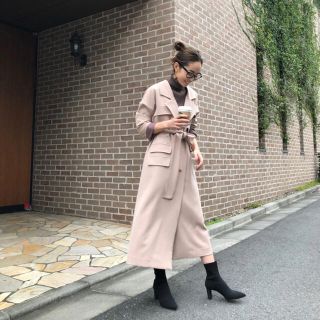 MIELI INVARIANT♡Flap Work Trench Coat(ロングコート)