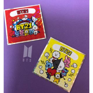 ボウダンショウネンダン(防弾少年団(BTS))のBT21 ウエハース 特典 BTS 公式グッズ ステッカー シール 全員集合(アイドルグッズ)