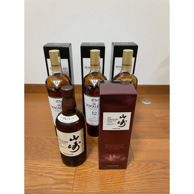 サントリー 山崎 ノンエイジ マッカラン 12年 シェリーオークカスク-