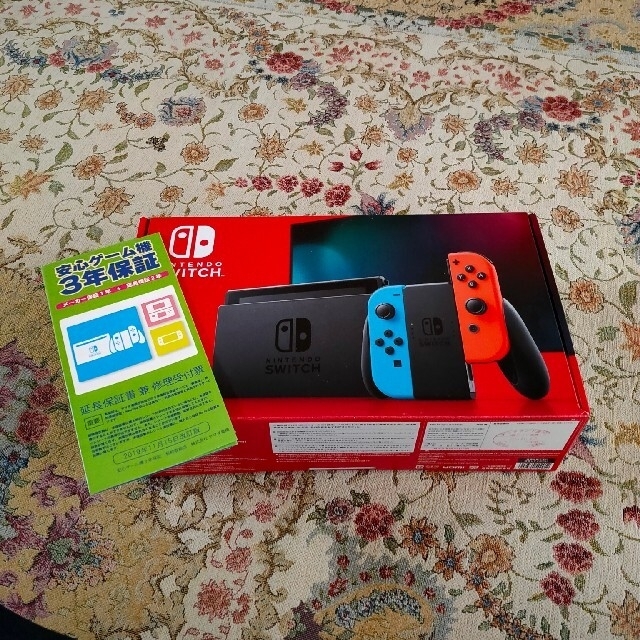 延長保証Nintendo Switch Joy-Con(L)ネオンブルー/(R)