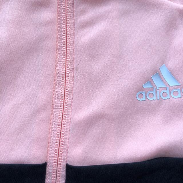 adidas(アディダス)の上着　女の子　120 キッズ/ベビー/マタニティのキッズ服女の子用(90cm~)(ジャケット/上着)の商品写真