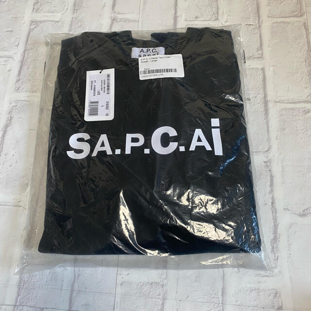 新品未使用　sacai × APC Tani スウェット sizeL black