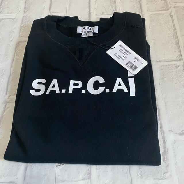 新品未使用　sacai × APC Tani スウェット sizeL black