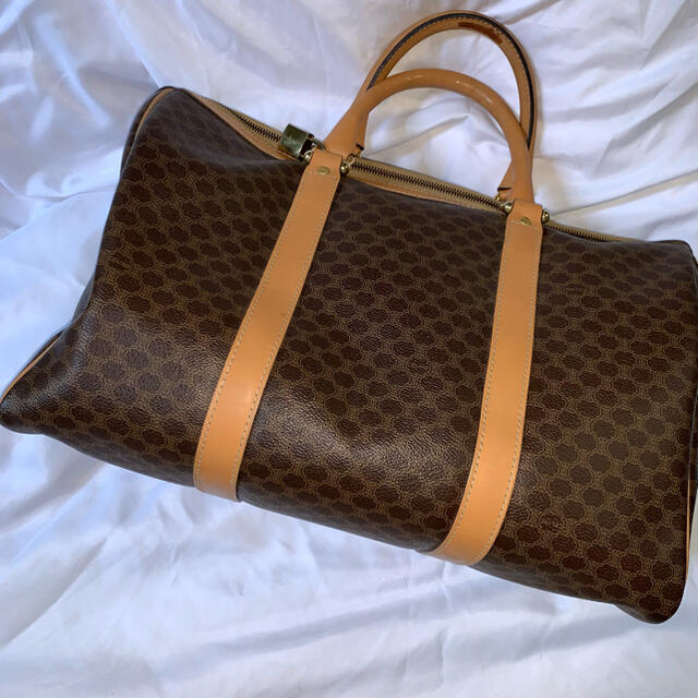 国内正規品 CELINE セリーヌ マカダム柄 PVC×レザー ハンドバッグ