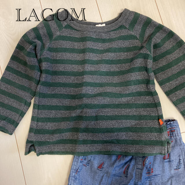 LAGOM(ラーゴム)のラーゴム100〜110トップス キッズ/ベビー/マタニティのキッズ服男の子用(90cm~)(Tシャツ/カットソー)の商品写真