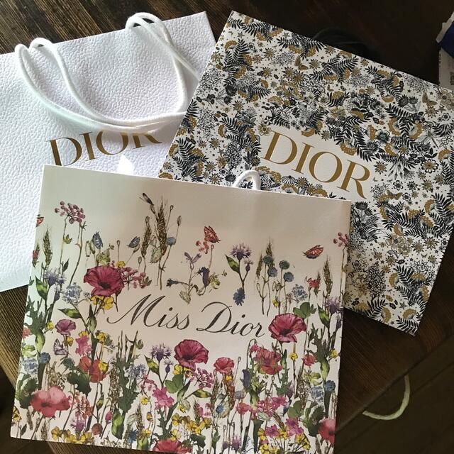 Christian Dior(クリスチャンディオール)のディオールショッパー3枚 レディースのバッグ(ショップ袋)の商品写真