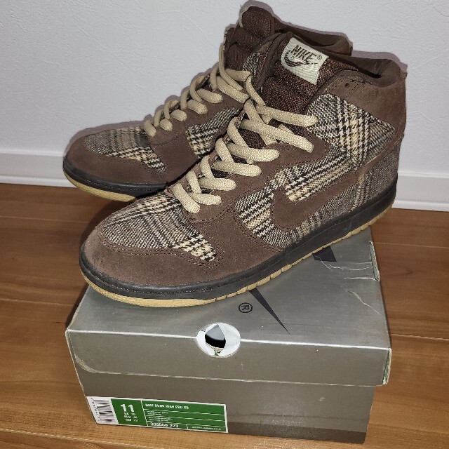 NIKE DUNK HIGH PRO SB  TWEED