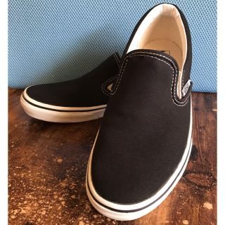 ヴァンズ(VANS)の☆VANS  スリッポン　24cm  ブラック☆(スリッポン/モカシン)