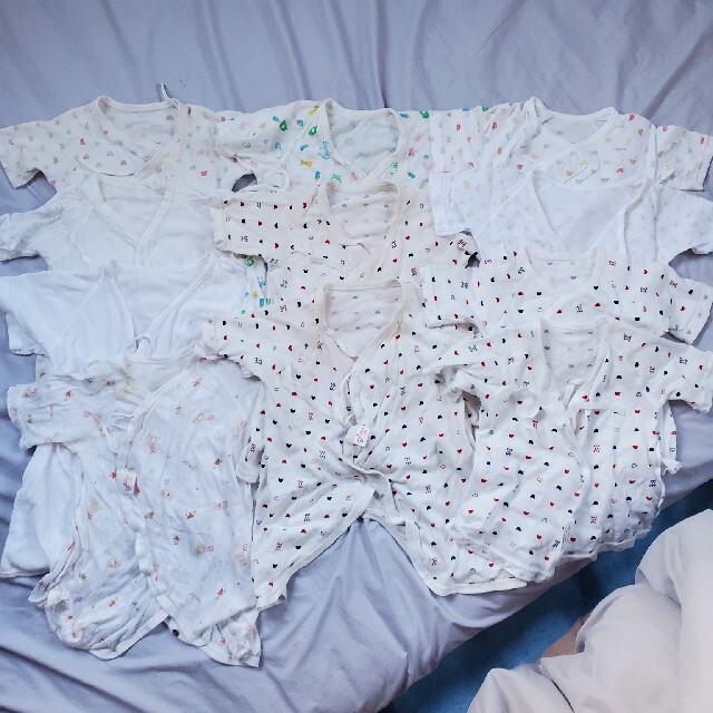 新生児用肌着 キッズ/ベビー/マタニティのベビー服(~85cm)(肌着/下着)の商品写真