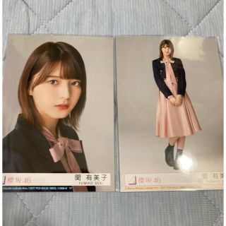 ケヤキザカフォーティーシックス(欅坂46(けやき坂46))の【2枚】関有美子 流れ弾封入生写真(アイドルグッズ)