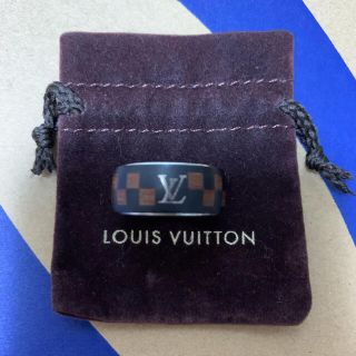 ルイヴィトン(LOUIS VUITTON)のLOUIS VUITTON ルイヴィトン ダミエ ウッドリング  １６(リング(指輪))