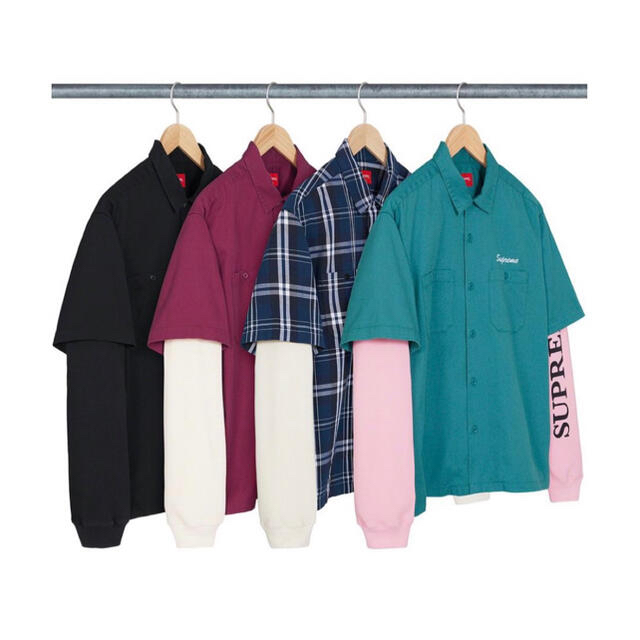 Supreme®︎ Thermal Work Shirt (Plaid L)